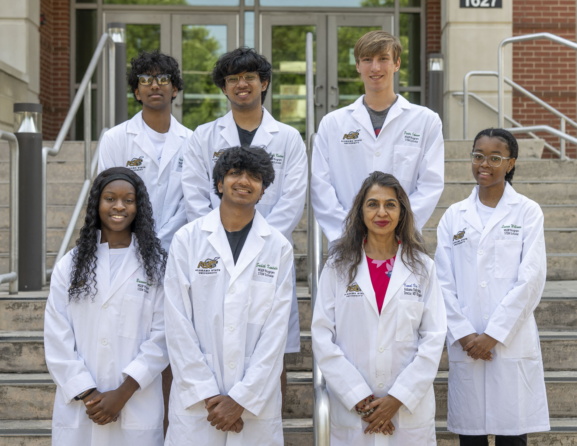 High school research students