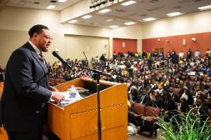 Pastor Jenkins speaks at MLK Convocation 
